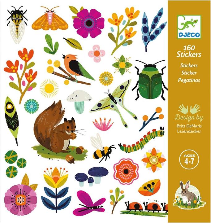 Actual product image Djeco Sticker garden