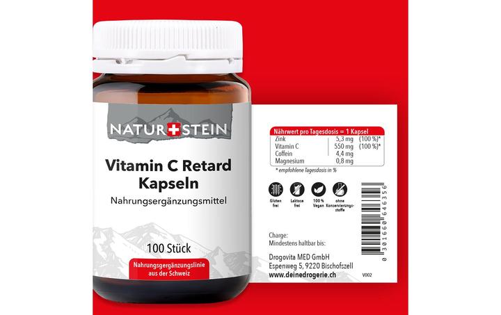 Actual product image Naturstein C 600 DR (100 Piece, Capsules, 182 g)