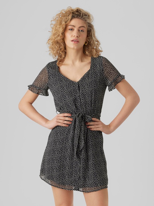 Image du produit Vero Moda Robe à pois avec manches courtes (XL)