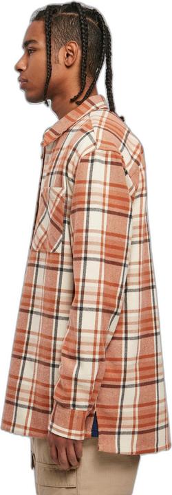 Immagine prodotto Urban Classics Camicia lunga oversize con foglie a scacchi (S)