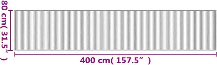 Produktbild vidaXL Teppich (80 x 400 cm)