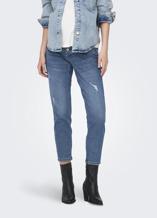 Produktbild Only Maternity Mama OLMCATWALK HIGH WAIST ANKLE DESTROYED Mom Jeans (XXL)