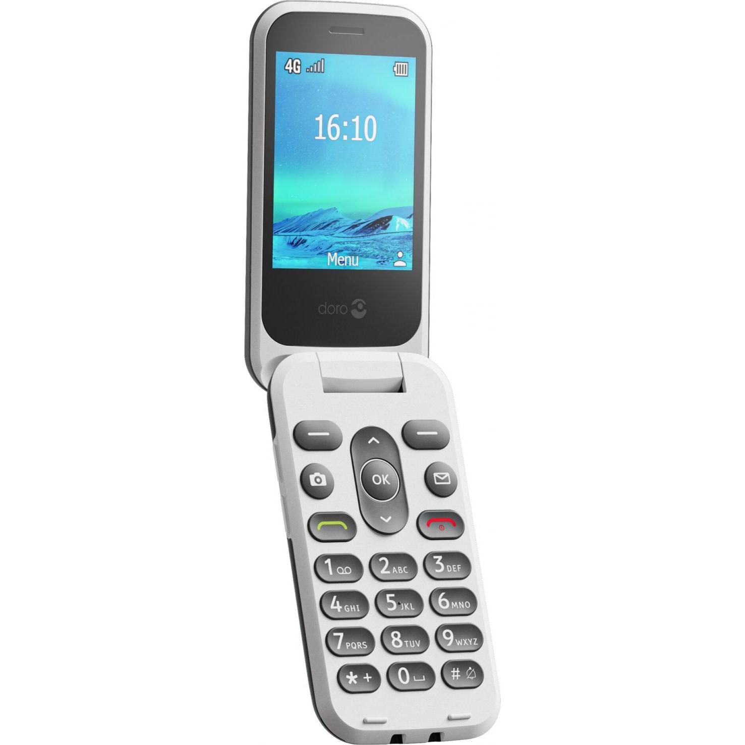 Doro 2880 SC BLACK/WHITE (2.80", 4G), Tastenhandy, Schwarz, Weiss