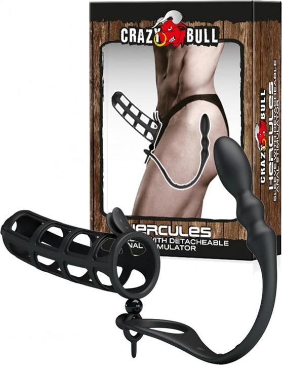 Immagine prodotto Crazy Bull Hercules - Manicotto per il pene con stimolatore anale (3.50 cm)