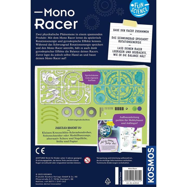 Actual product image Kosmos Fun Science Mono Racer