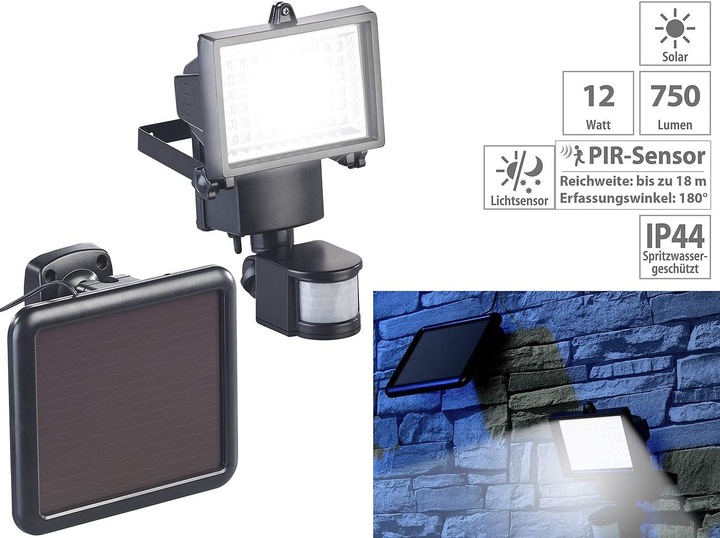 Actual product image Luminea Floodlight (750 lm, IP44)