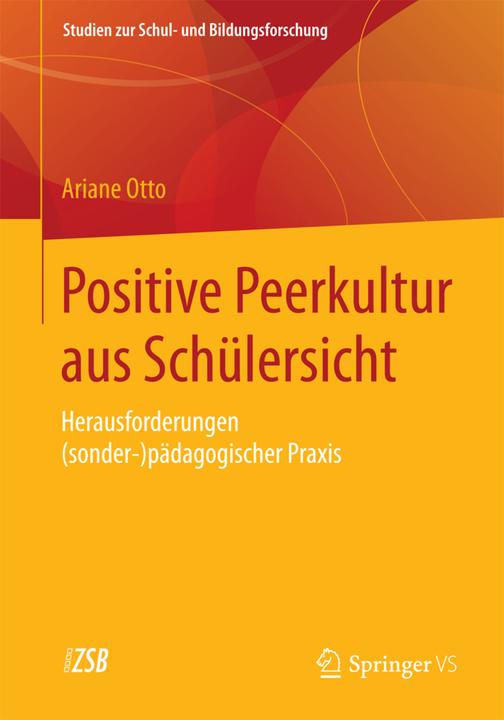 Produktbild Positive Peerkultur aus Schülersicht (Deutsch, Ariane Otto, 2015)