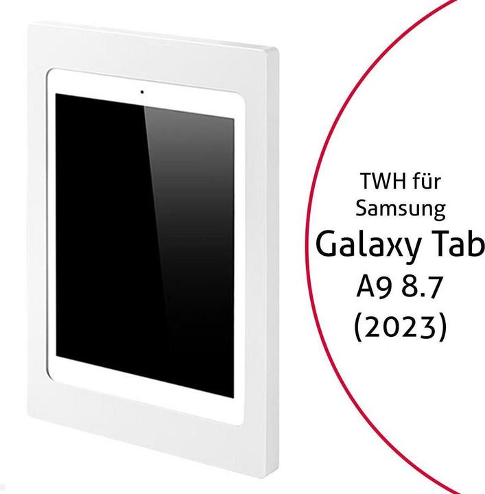 Actual product image TabLines TWH054W Tablet wall mount for Samsung Tab A9 8.7, white