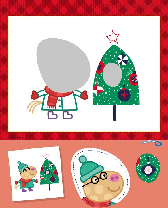 Image du produit Le bricolage de Noël de Peppa Pig : Découper, coller, peindre