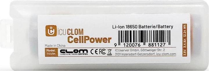 Produktbild ICUserver ICU CellPower 18650 Spezial-Akku NiMH 3400 mAh 1.2 V 1 St. (1 Stk., 18650, 3400 mAh)