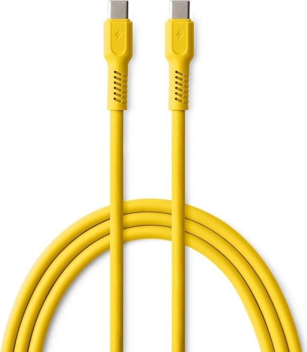 Forever COLORUM Kabel USB-C - USB-C 1,8m 3A CK60-CC-05 xYellow (1.80 m, USB 3.2 Gen 1, 60 W)