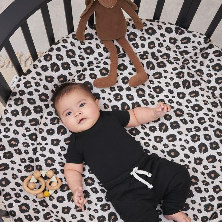 Actual product image Meyco Playpen insert rond Leopard sand melange
