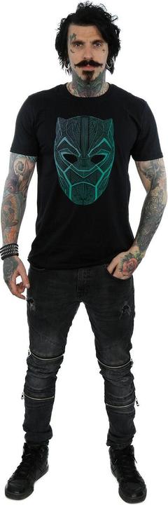Immagine prodotto Maglietta con maschera tribale della Pantera Nera (3XL)
