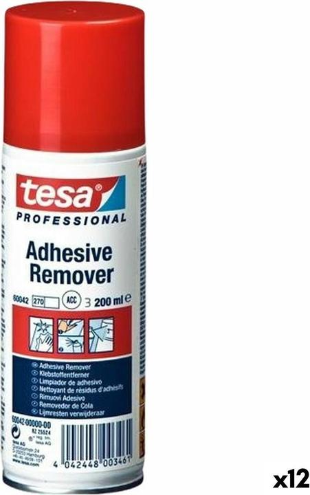 Image du produit tesa ADHESIVE REMOVER Spray décapant pour colle, élimine les résidus de colle, boîte de 200 ml