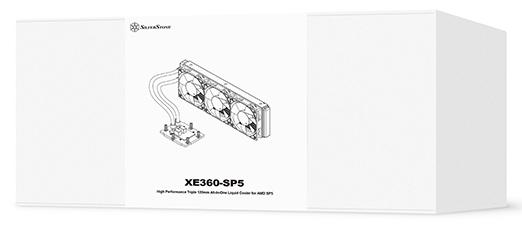 Actual product image Silverstone SST-XE360-SP5 - Triple All-In-One Liquid CPU Cooler for AMD sockets SP5