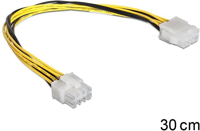 Produktbild Delock Kabel Stromversorgung 8 Pin EPS Verlängerung Stecker > Buchse