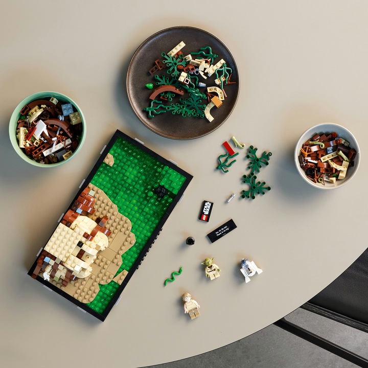 Immagine prodotto LEGO Star Wars 75330 Addestramento Jedi a Dagobah Diorama (75330, LEGO Star Wars)
