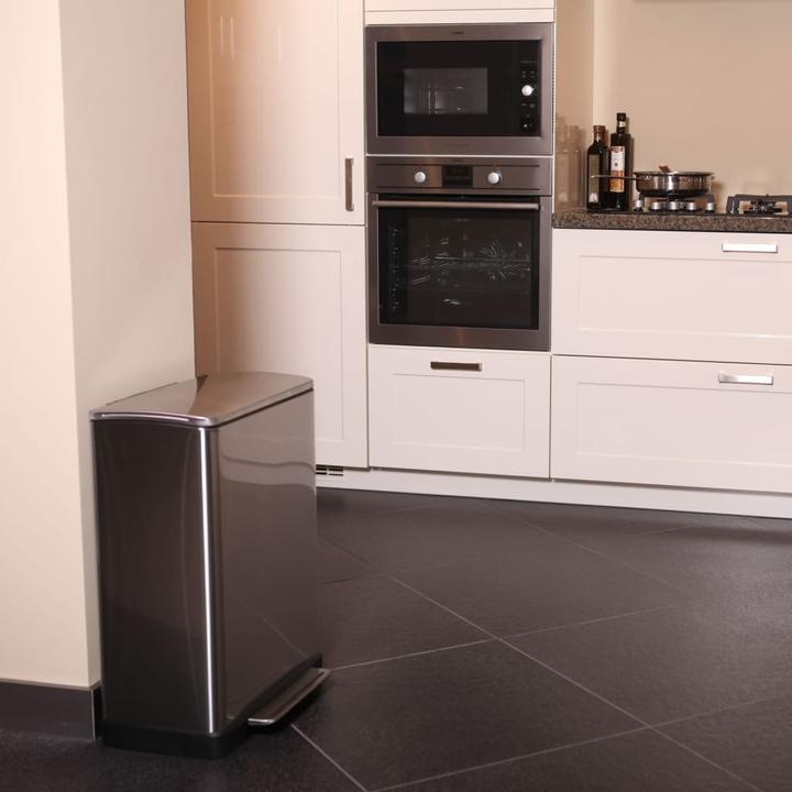 Image du produit kaiserkraft Collecteur de déchets en acier inoxydable (50 l)