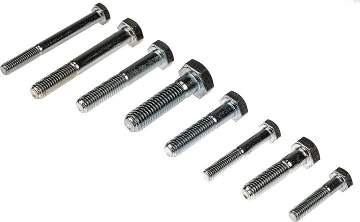 Actual product image RS PRO Hexagonal screw & nut kit glossy steel (476 Screws per piece)