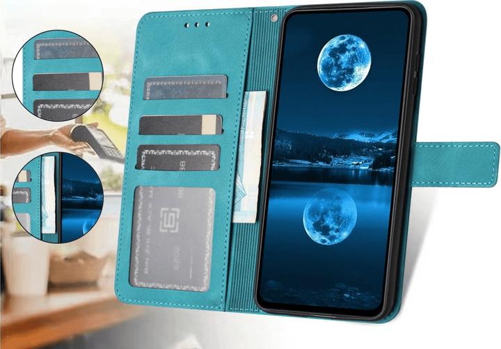 Produktbild Cover-Discount Xiaomi Redmi Note 14 Pro 5G / Pro+ Plus / Poco X7 – Wildleder Look Etui im Vintage Design (Xiaomi Poco X7, Xiaomi Redmi Note 14 Pro, Xiaomi Redmi Note 14 Pro 5G)