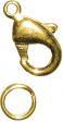 Produktbild Rayher Karabiner-Schliesse m. Ring, gold, 1 Stück