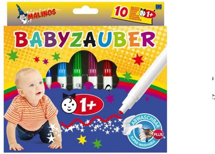 Actual product image Malinos Felt-tip pens baby magic (10 x)