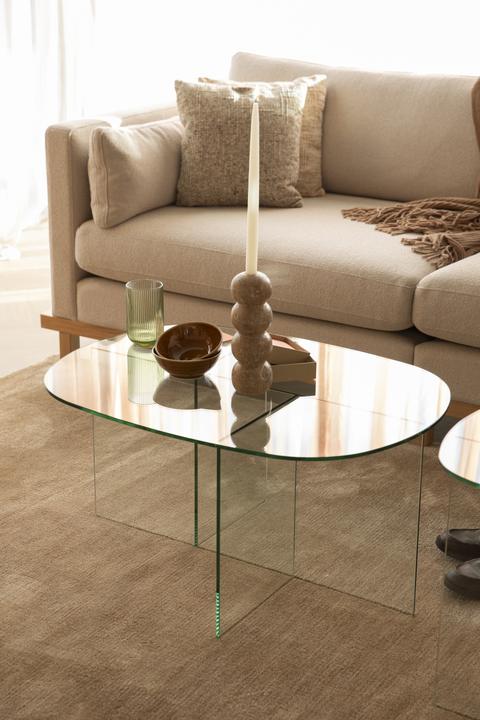 Image du produit Zuiver Coffee Table Linea Transparant (60 x 80 x 40 cm)