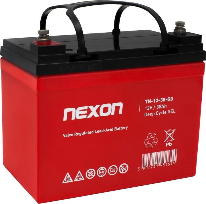 Actual product image Nexon TN-GEL 12V 38Ah gel battery with long service life (1 pcs., Device specific)