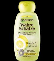 Garnier Wahre Schätze Shampoo tonerde zitrone, 250ml Flasc (250 ml)