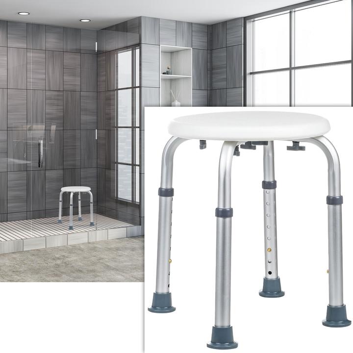 HI Duschhocker, hÃ¶henverstellbar (120 kg)