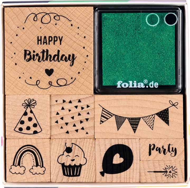 Produktbild Folia Satz Briefmarken Alles Gute zum Geburtstag