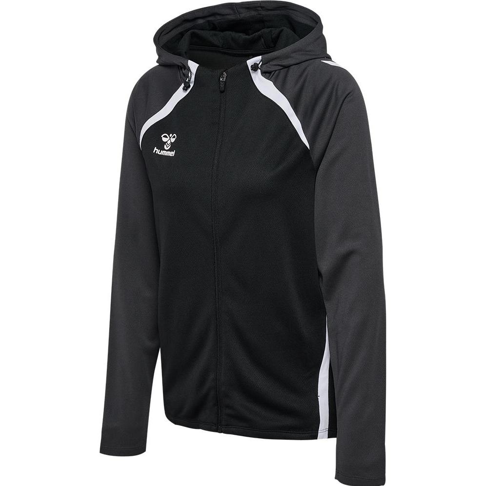 hummel, Damen, Pullover, hmlLEAD 2.0 ZIP HOODIE WOMAN, Schwarz, (M)
