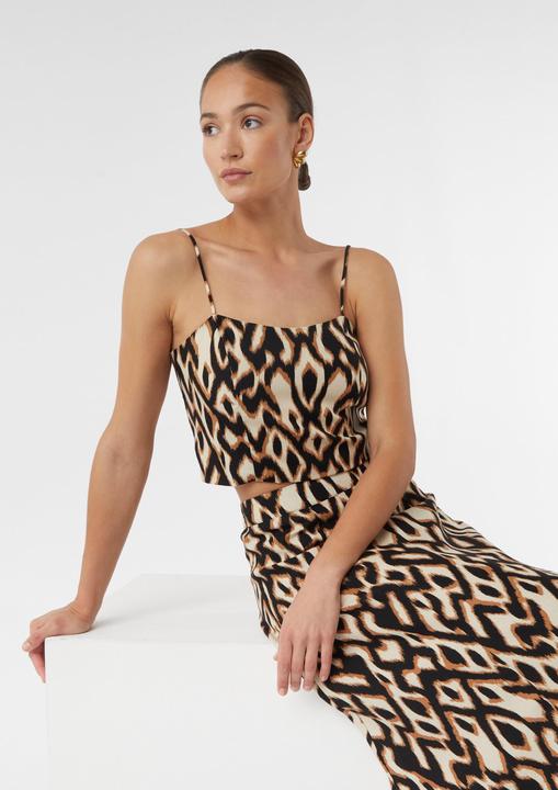 Immagine prodotto Comma Bluse Top mit Smokdetail und All-over-Print (42)
