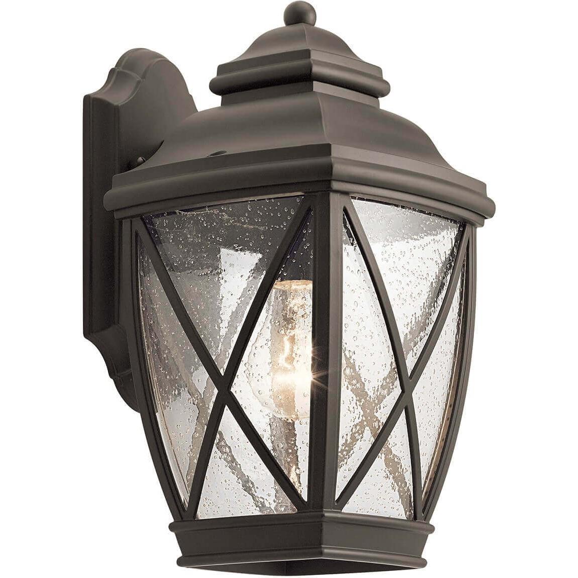 Elstead Lighting, Gartenbeleuchtung, Tangier Aussen-Wandleuchte E27 34cm Ältere Bronze IP44 (E27, IP44)