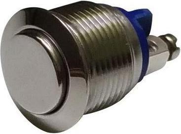 RND Components Vandal-proof pushbutton IP65 1 changeover contact 16mm