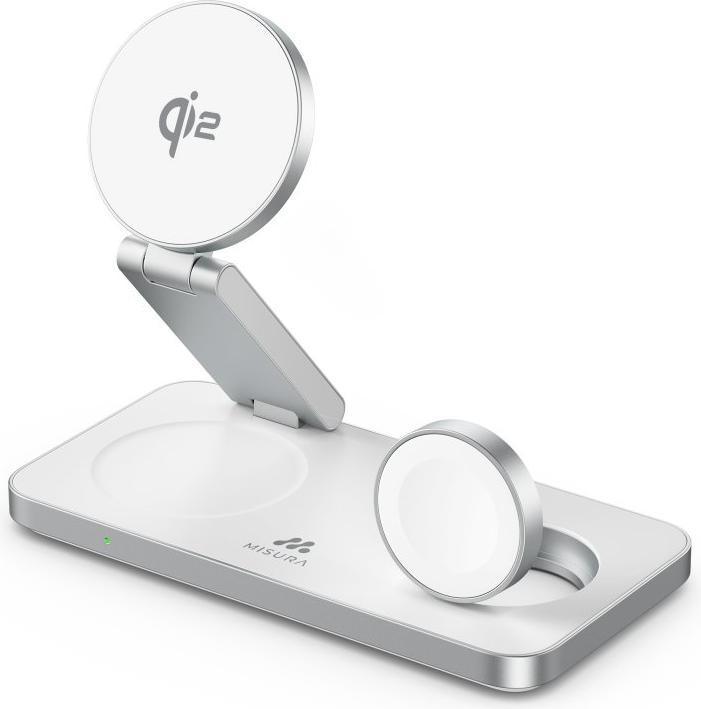 Produktbild Misura MH11 3-in-1 Faltbare Kabellose Ladestation - WHITE (35 W)