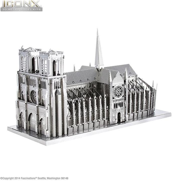 Actual product image Metal Earth Notre - Dame