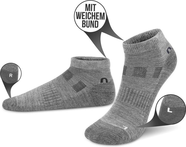 Produktbild Normani 2 Paar Merino-Sneakersocken Timaru (2er Pack, 43 - 46)