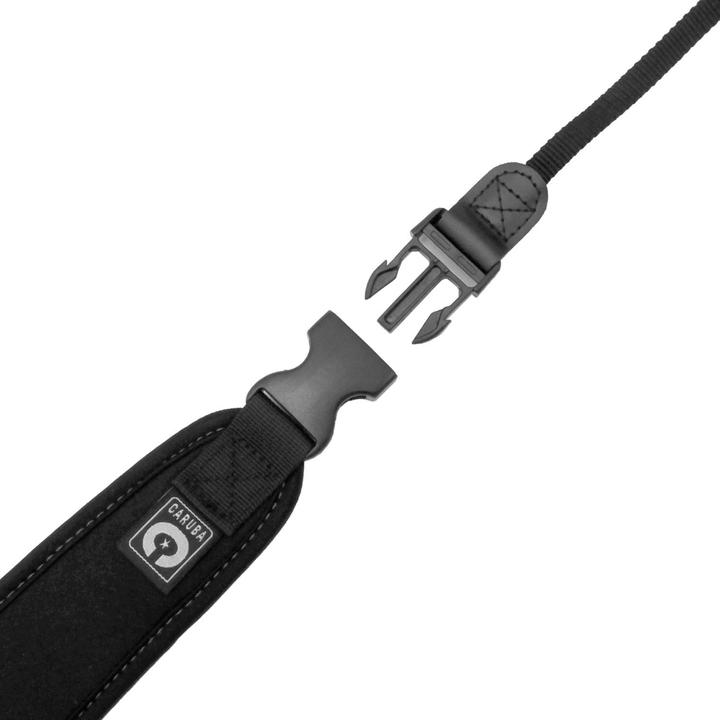 Actual product image Caruba Camera Neckstrap Comfort + Quick release (Black) (Shoulder strap)