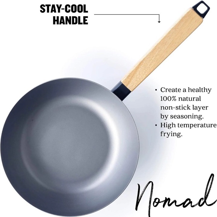 Produktbild Beka Wok 'Nomad' (31 cm, Wok Pfanne, Bratpfanne, Stahl)