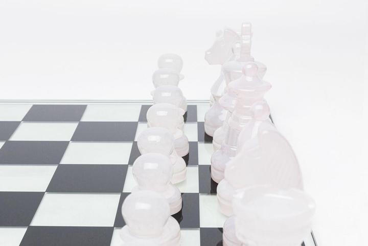 Actual product image Kare Design Deco Object Chess Transparent 60x60cm
