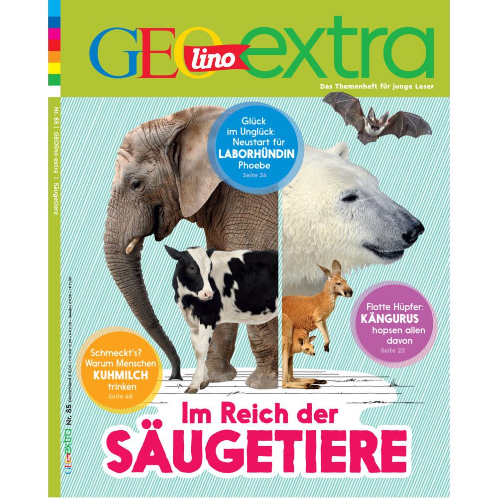 Thumbnail - Gruner & Jahr, Sicherheitskennzeichnung, GEOlino Extra / GEOlino extra 85/2020 - Im Reich der Säugetiere