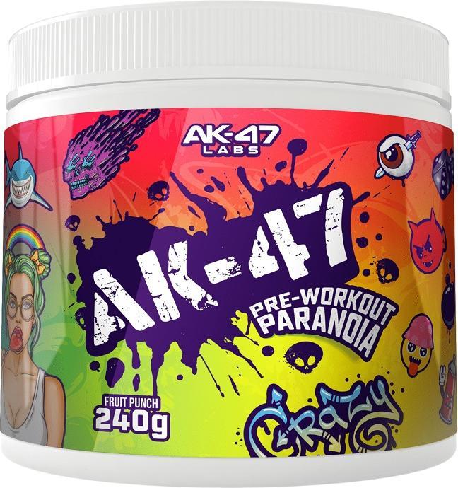 Actual product image AK-47 Labs Pre-Workout Paranoia (Blue raspberry, 1 pcs., 240 g)