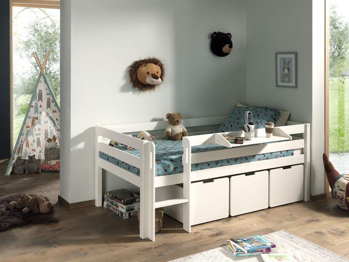 Immagine prodotto Vipack Letto Pino con mensola sospesa e set di cassetti (90 x 200 cm)