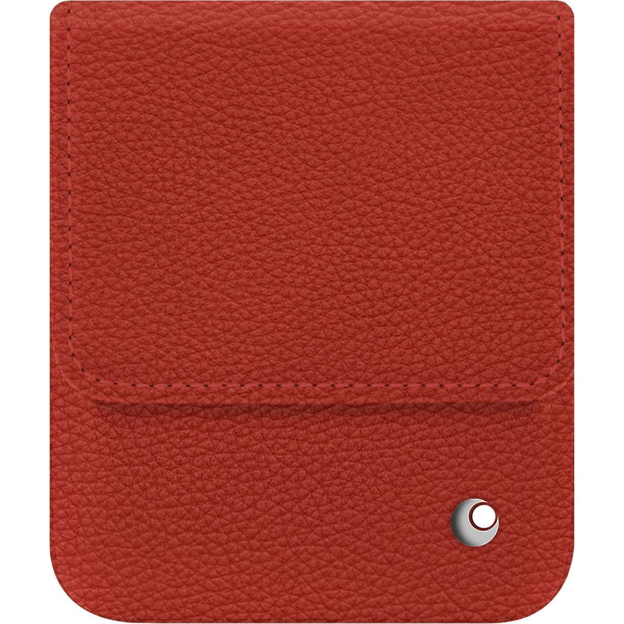 Noreve Lederschutzhülle (Samsung Galaxy Z Flip6), Smartphone Hülle, Orange