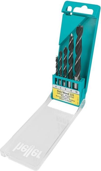 Image du produit Heller Jeu de mèches hélicoïdales pour bois 5 pièces (4 millimètres)