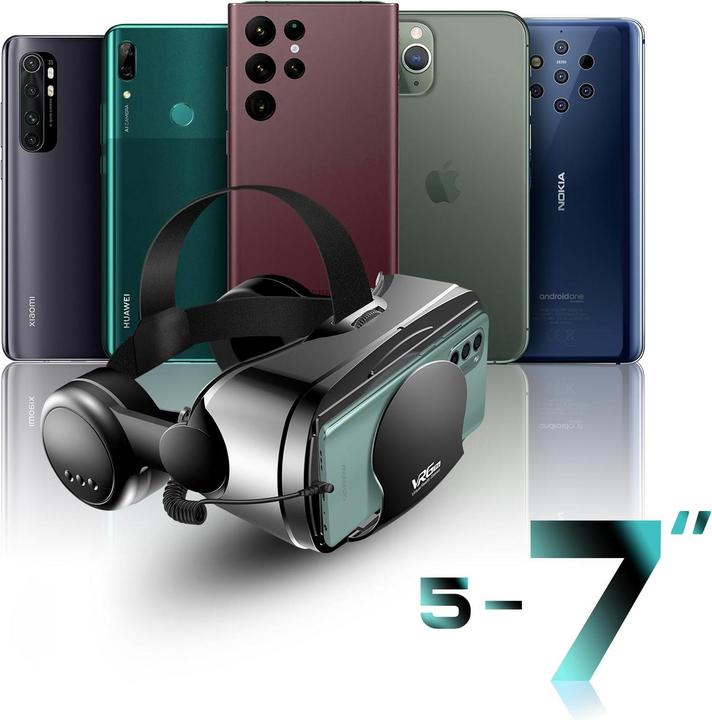 Actual product image Avizar VR goggles with 3.5mm jack cable