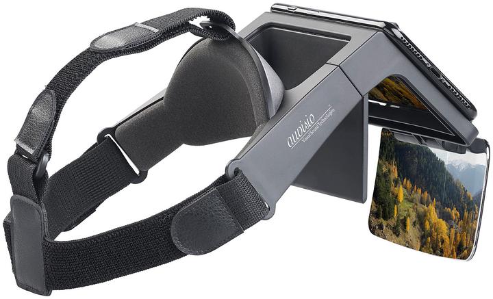 Produktbild Auvisio 2er-Set Augmented-Reality- und Video-Brillen für Smartphones, 69°
