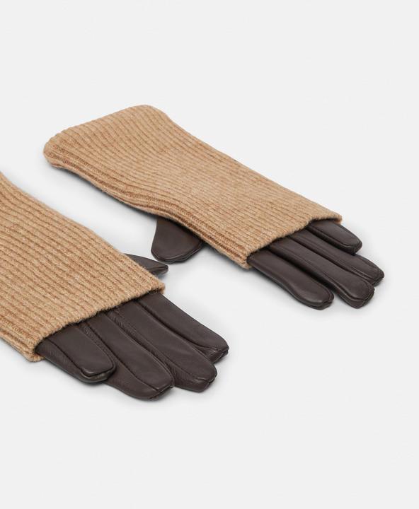 Produktbild Comma Handschuhe Lederhandschuhe mit Strickstulpe (S)