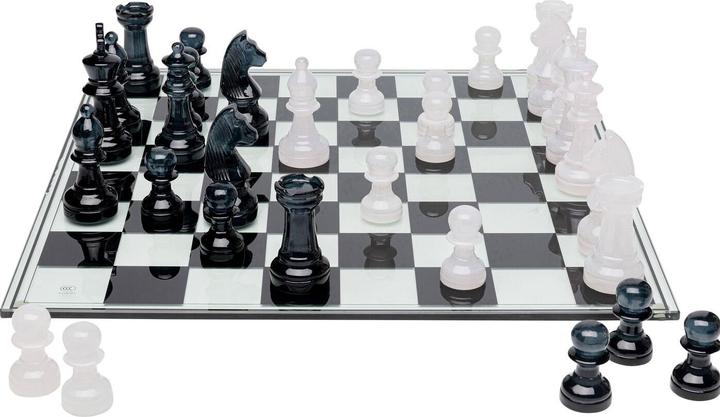 Actual product image Kare Design Deco Object Chess Transparent 60x60cm